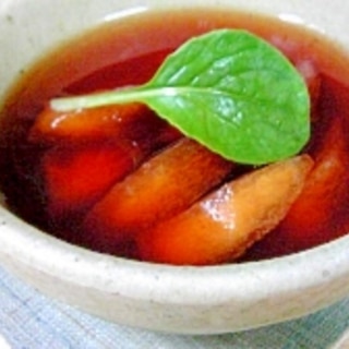 柿と紅茶のゼリー